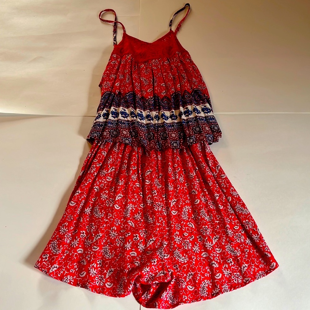 Red/White/Blue Romper